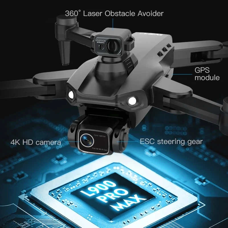 L900 Pro MAX GPS-drone 4K Prof - Rc Helicopter Case recensie en prijs