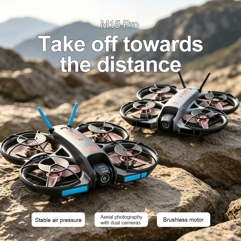 2026 Nieuwe M15 FPV Drone met  - Rc Helicopter Case recensie en prijs
