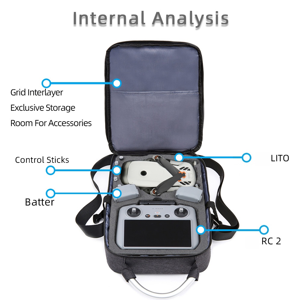 Voor DJI Lito X1 Organizer Bag - Rc Helicopter Bag recensie en prijs